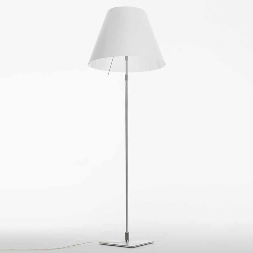 Costanza Terra Aluminum White Lampshade