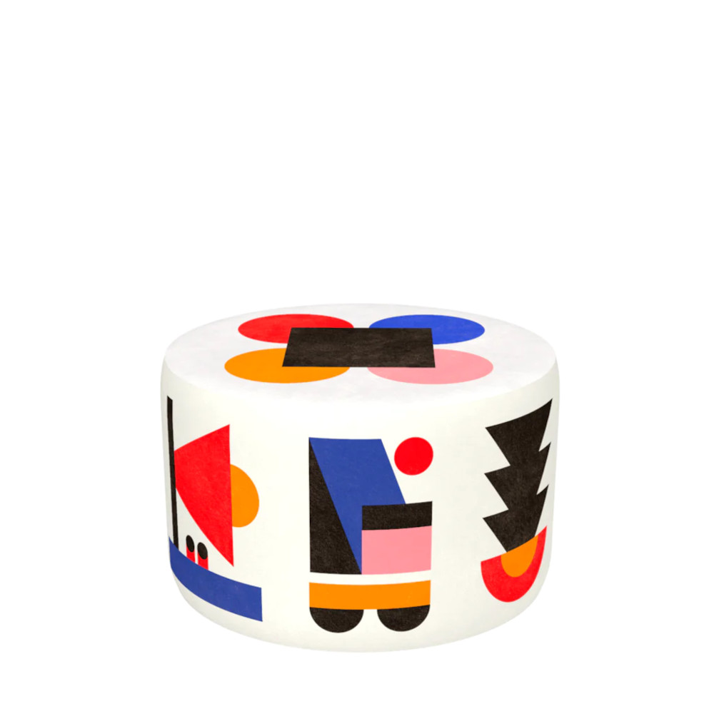 Pouf Home Design White M