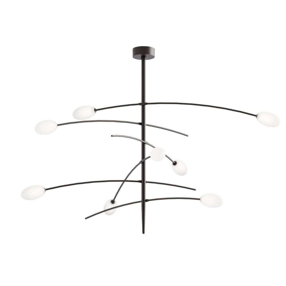 Roris Soffitto Base Sporgente DIM Nero - Outlet