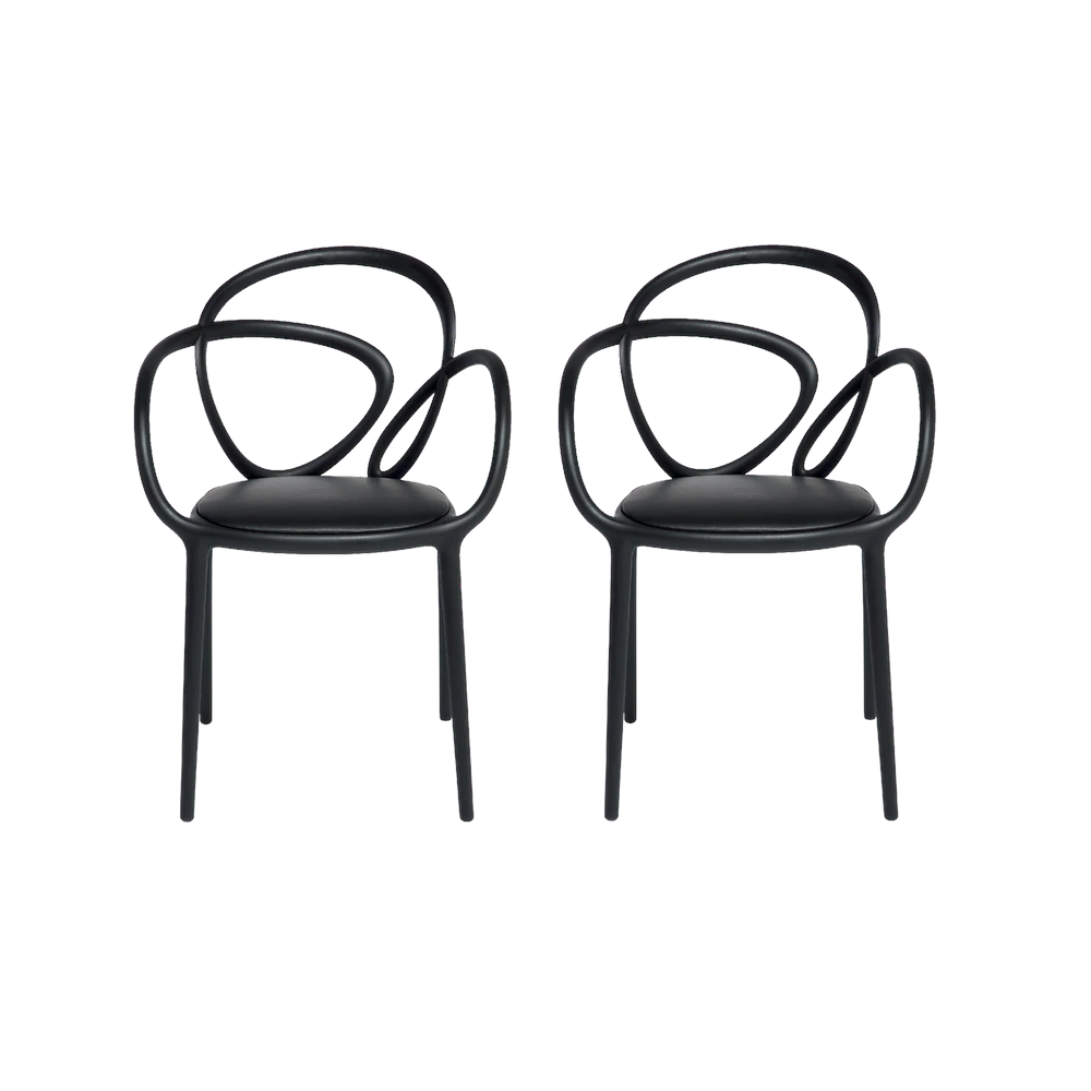 Loop chair with cushion - 2-piece set