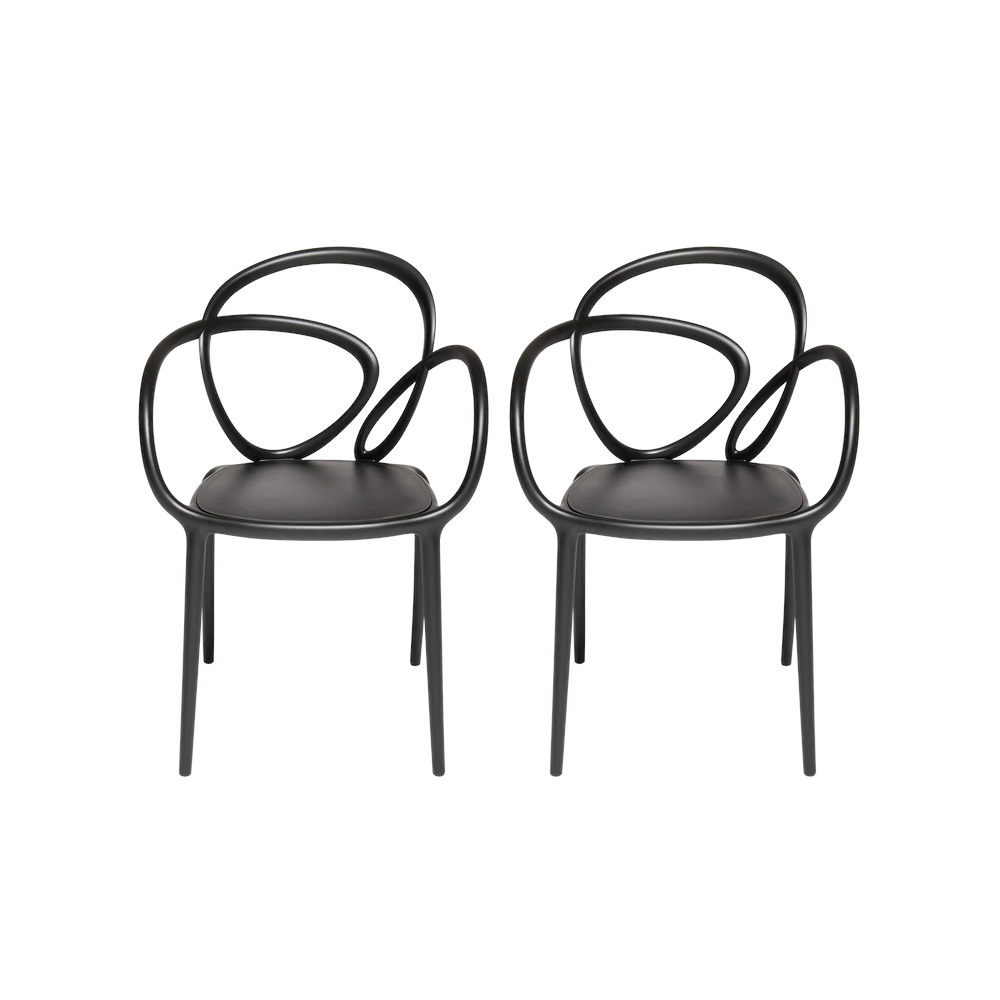 Loop chair without cushion - 2-piece set