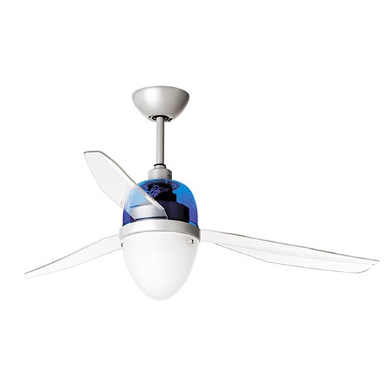 Swing ECO E27 Grigio Calotta Blu Pale Trasparenti