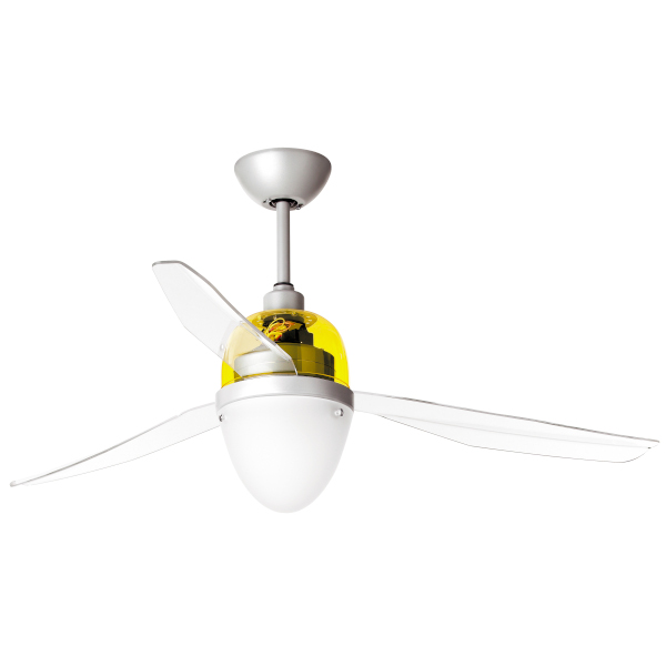 Swing ECO E27 Grigio Calotta Gialla Pale Trasparenti