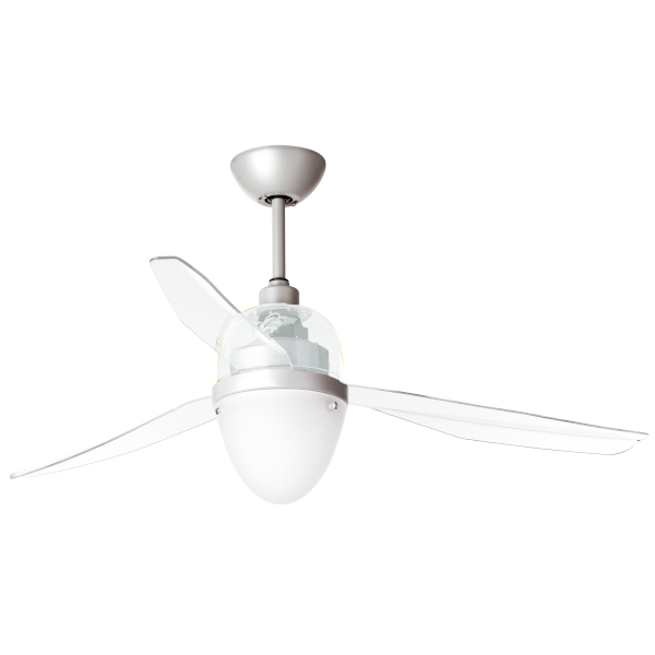 Swing ECO E27 Grigio Calotta Trasparente Pale Trasparenti