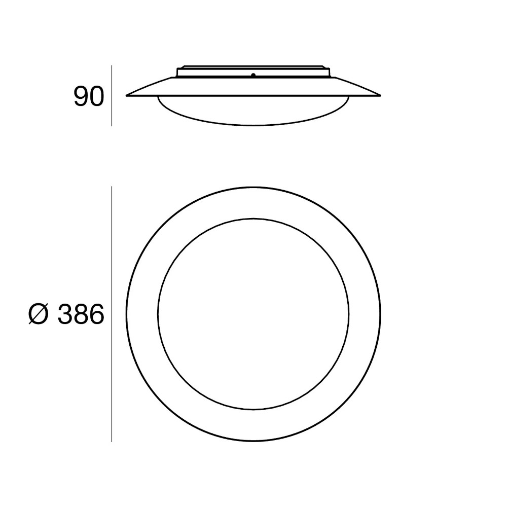 crew 1-linea light-lampada a soffitto-schema tecnico