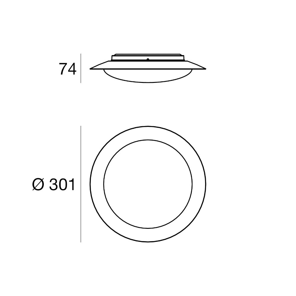 crew 1-linea light-lampada a soffitto-schema tecnico