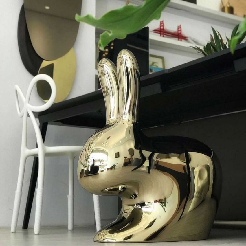 Rabbit Chair Metal Seats Qeeboo Brisk lighting