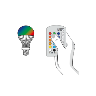 RGB led lamp control kit
