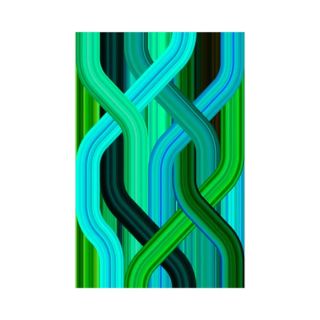 wave green-tappeto-qeeboo
