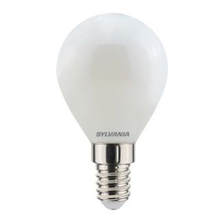 Lampadina Sfera Satinata E14