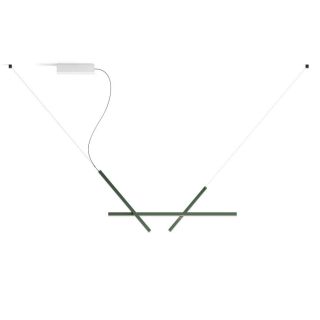 Across Sospensione Small 3000K Verde push/DALI