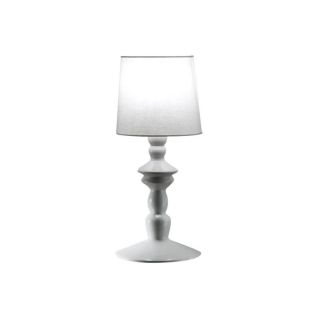 Alì & Babà Applique con Paralume in Lino Ceramica Grezza Verniciabile
