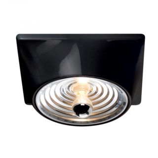 Goletta Parete/Soffitto Alluminio/Nero