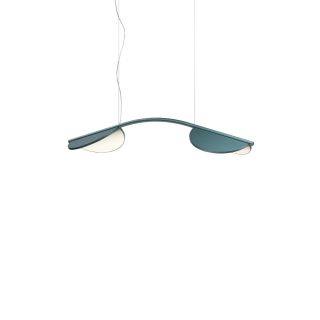 almendra arco lungo blu metallizzato - outlet - flos