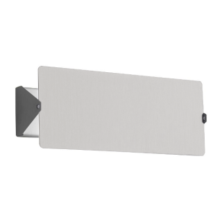 Applique à volet pivotant double LED Inox