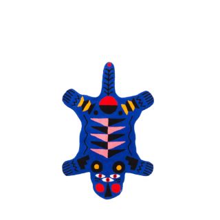 blue panther - tappeto - qeeboo