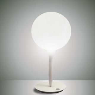 lampada da tavolo in vetro soffiato con lampadina led