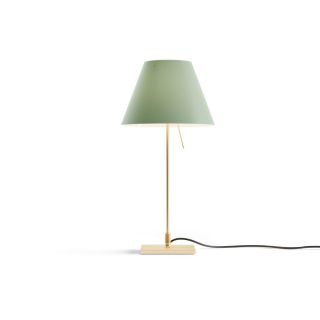 Costanzina Table - Brass / Green