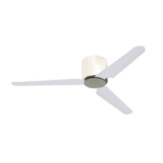 Ventilatore FLAT perla 3 pale trasparenti