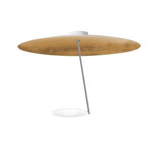 Lederam C150 Bianco - Oro - Asta Satinata