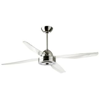 Ventilatore Libellula cromo 4 pale Ø127