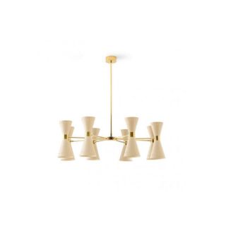 Megafono sospensione Oro/Avorio 8