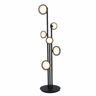 Nabila 552.66 Terra Nero Opaco - Cromo Nero - Vetro Fumè