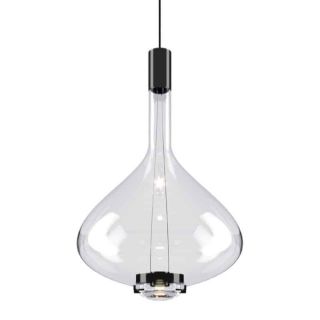 Sky-fall Grande Trasparente 3000K Cromo Nero