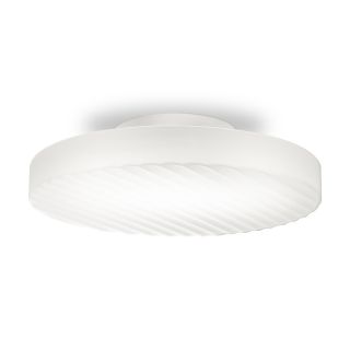 Côte Plafone Ø48 Vetro Acidato Bianco