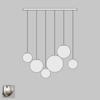 Puppet Sospensione 6 Fumè/Nero