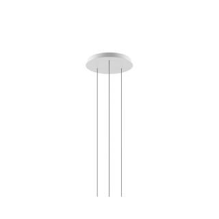 Ceiling rose - Cluster 3 Lights Round Matt white