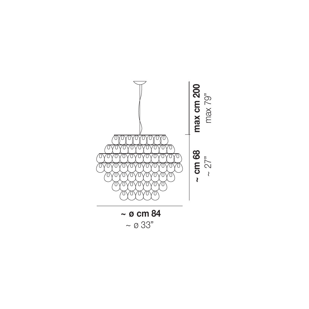 giogali sospensione-vistosi-lampada a sospensione-schema tecnico