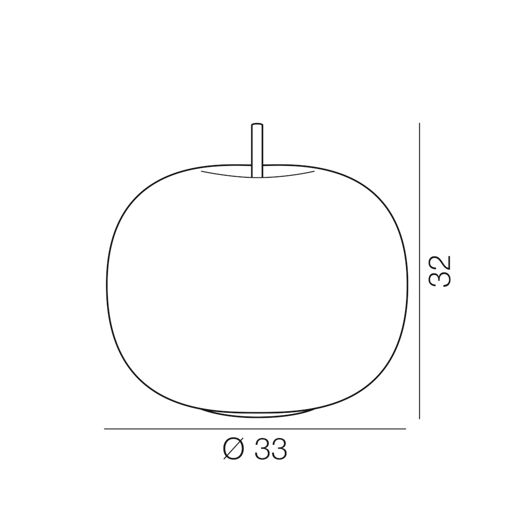 kushi 33 tavolo-kundalini-lampada da tavolo-schema tecnico