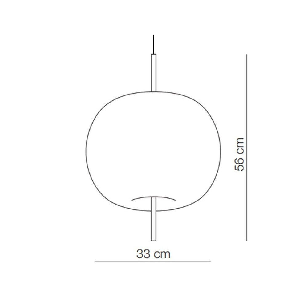 kushi-kundalini-lampada a sospensione-schema tecnico