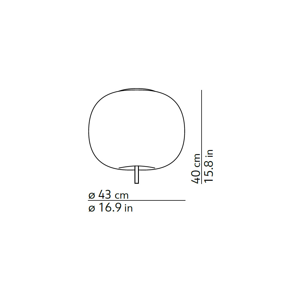 kushi-kundalini-lampada da parete/soffitto-schema tecnico