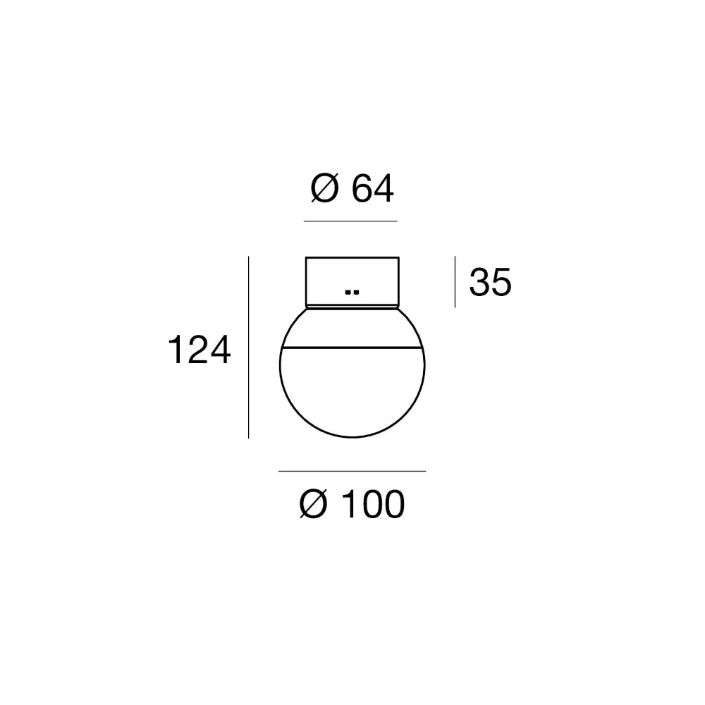 rossini-linea light-lampada a soffitto-plafoniera-schema tecnico