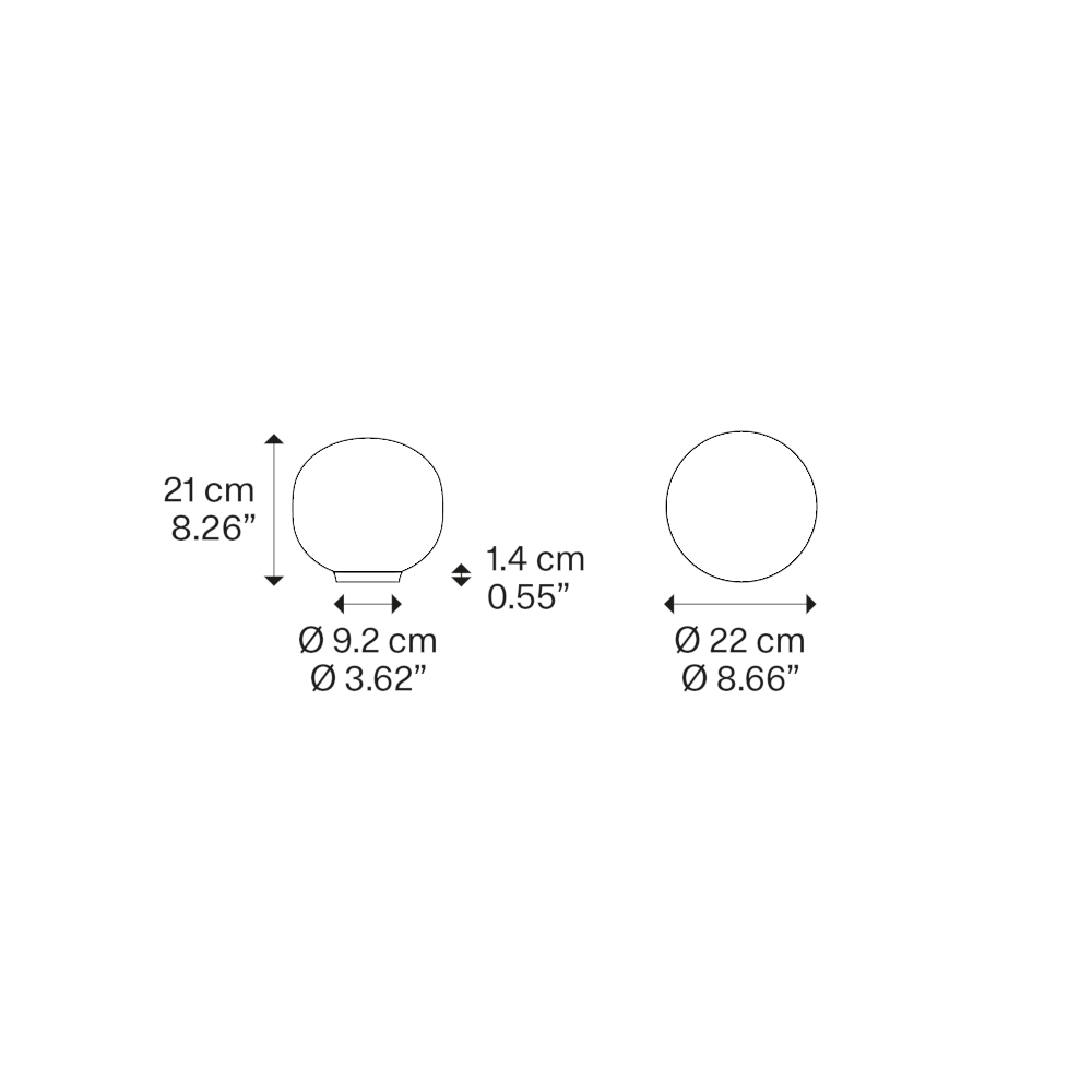 volum-lodes-lampada da tavolo-schema tecnico