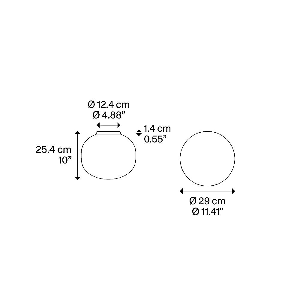 volum-lodes-lampada parete/soffitto-schema tecnico