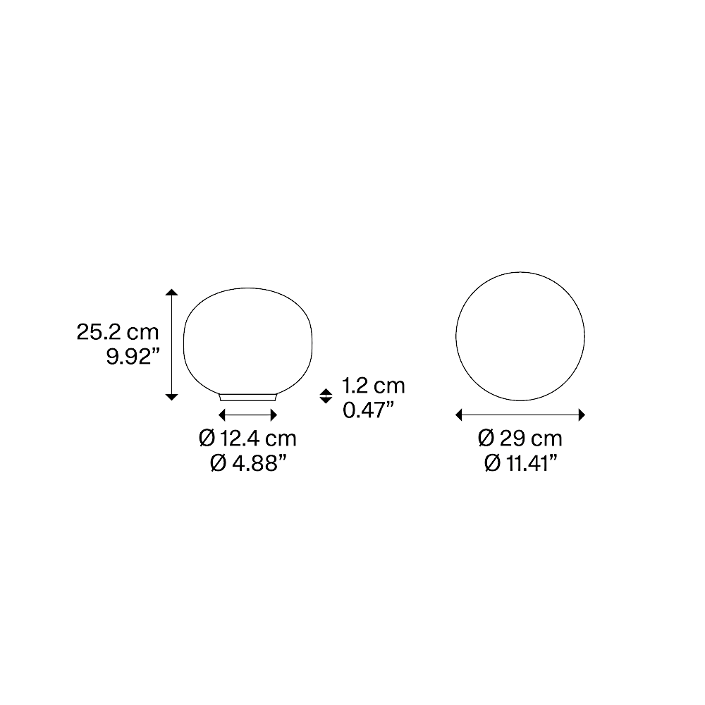 volum-lodes-lampada da tavolo-schema tecnico